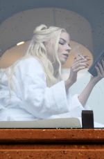 ANYA TAYLOR-JOY Rrelaxing at Her Hotel in Sydney 05/02/2024