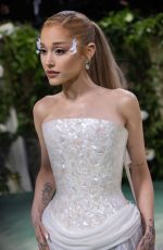 ARIANA GRANDE at Met Gala Celebrating Sleeping Beauties: Reawakening Fashion in New York 05/06/2024