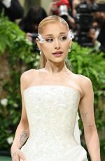 ARIANA GRANDE at Met Gala Celebrating Sleeping Beauties: Reawakening Fashion in New York 05/06/2024