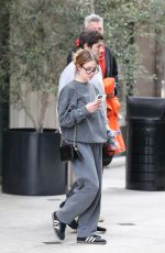 ASHLEY BENSON and Brandon Davis Heading to a Movie Theater in Century City 05/15/2024