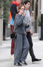 ASHLEY BENSON and Brandon Davis Heading to a Movie Theater in Century City 05/15/2024
