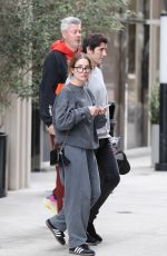 ASHLEY BENSON and Brandon Davis Heading to a Movie Theater in Century City 05/15/2024