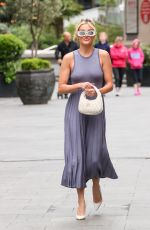 ASHLEY ROBERTS Arrives at Heart Breakfast Show in London 05/13/2024
