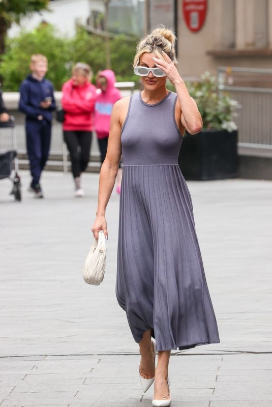ASHLEY ROBERTS Arrives at Heart Breakfast Show in London 05/13/2024