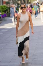 ASHLEY ROBERTS Arrives at Heart Radio in London 05/09/2024