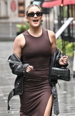 ASHLEY ROBERTS Arrives at Heart Radio in London 05/28/2024