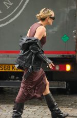 ASHLEY ROBERTS Arrives at Heart Radio in London 05/28/2024