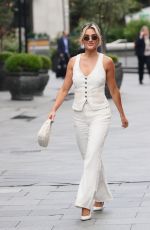 ASHLEY ROBERTS Arrives at Heart Radio in London 05/29/2024