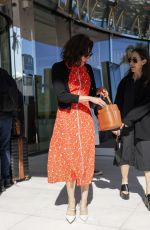 AUBREY PLAZA Leaves Marriott Hotel in Cannes 05/17/2024