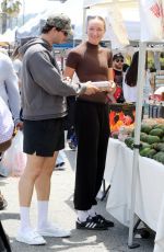 AVA MICHELLE Out Shopping with Her Boyfriend at Farmers Market in Los Angeles 05/19/2024
