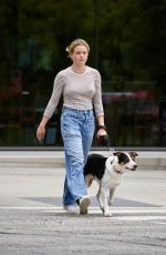 AVA PHILLIPPE Out with Her Dog in Los Angeles 05/14/2024