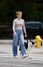 AVA PHILLIPPE Out with Her Dog in Los Angeles 05/14/2024