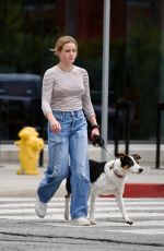 AVA PHILLIPPE Out with Her Dog in Los Angeles 05/14/2024