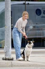 AVA PHILLIPPE Out with Her Dog in Los Angeles 05/14/2024
