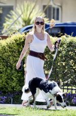 AVA PHILLIPPEE Out with Her Dog in Los Angeles 05/08/2024