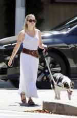 AVA PHILLIPPEE Out with Her Dog in Los Angeles 05/08/2024