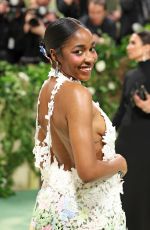 AYO EDEBIRI at Met Gala Celebrating Sleeping Beauties: Reawakening Fashion in New York 05/06/2024