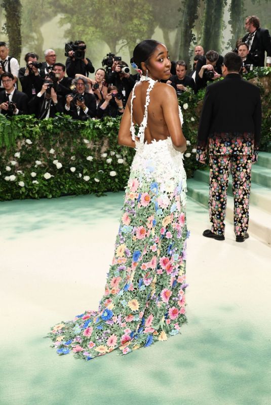 AYO EDEBIRI at Met Gala Celebrating Sleeping Beauties: Reawakening Fashion in New York 05/06/2024