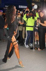 AYRA STARR Arrives at Tiffany Titan by Pharrell Williams Collection Debut at Tiffany & Co. Landmark in New York 05/02/2024