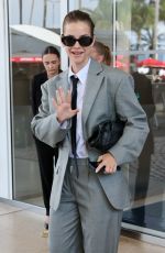 BARBARA PALVINE Leaves Hotel Martinez in Cannes 05/24/2024