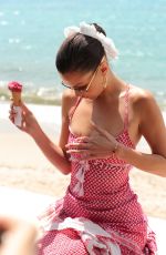 BELLA HADID Grabbing Some Ice Cream Out in Cannes 05/23/2024