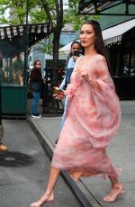 BELLA HADID Leaves Her Hotel in New York 05/04/2024