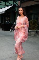 BELLA HADID Leaves Her Hotel in New York 05/04/2024