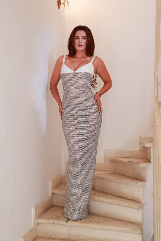 BELLA THORNE Heading to AmfAR Gala at Eden Rock 05/23/2024