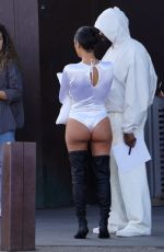 BIANCA CENSORI and Kanye West Arrives at Florence Airport 05/27/2024