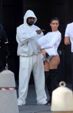 BIANCA CENSORI and Kanye West Arrives at Florence Airport 05/27/2024