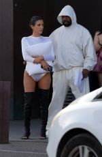 BIANCA CENSORI and Kanye West Arrives at Florence Airport 05/27/2024