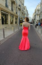 BLANCA BLANCO Heading to Grand Auditorium Louis Lumiere in Cannes 05/20/2024