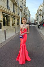 BLANCA BLANCO Heading to Grand Auditorium Louis Lumiere in Cannes 05/20/2024
