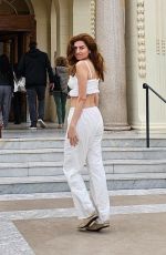 BLANCA BLANCO Poses in Front of Carlton Hotel in Cannes 05/15/2024