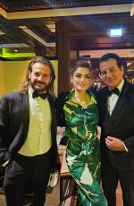 BLANCA BLANCO Poses with Vincent De Paul at Majestic Hotel at Cannes Film Festival 5/15/2024