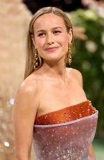 BRIE LARSON at Met Gala Celebrating Sleeping Beauties: Reawakening Fashion in New York 05/06/2024