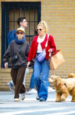 BUSY PHILIPPS Out with a Friend and Her Dog in New York 05/17/2024