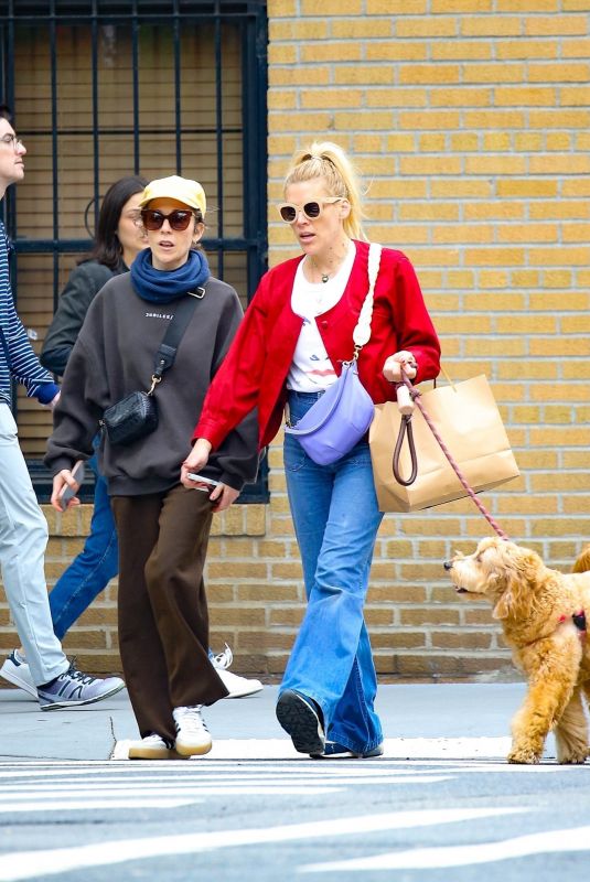 BUSY PHILIPPS Out with a Friend and Her Dog in New York 05/17/2024
