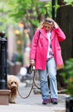 BUSY PHILIPPS Out with Her Dog in West Village 05/08/2024