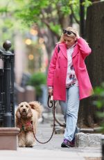 BUSY PHILIPPS Out with Her Dog in West Village 05/08/2024