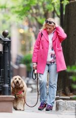 BUSY PHILIPPS Out with Her Dog in West Village 05/08/2024