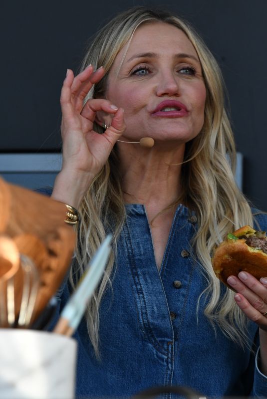 CAMERON DIAZ at Williams and Sonoma Culinary Stage at 2024 Bottlerock Music Festival in Napa 05/24/2024