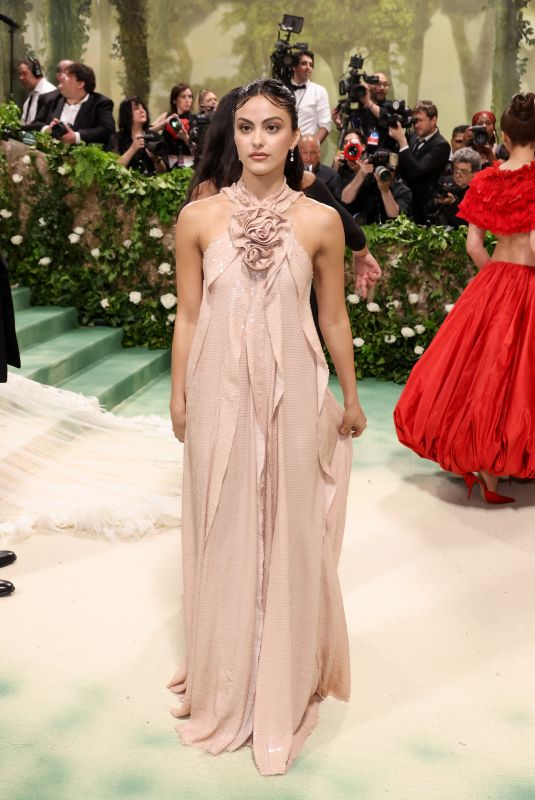 CAMILA MENDES at Met Gala Celebrating Sleeping Beauties: Reawakening Fashion in New York 05/06/2024