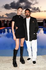 CANDICE SWANEPOEL at Palm Angels Celebrates MoneyGram Haas F1 Team Partnership in Miami 05\04\2024