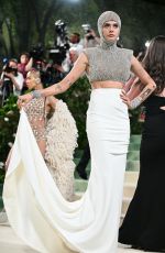CARA DELEVINGNE at Met Gala Celebrating Sleeping Beauties: Reawakening Fashion in New York 05/06/2024