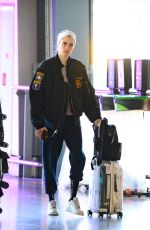 CARA DELEVINGNE Leaves Heathrow Airport 05/05/2024