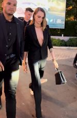 CARA DELEVINGNE Leaves Her Hotel in Cannes 05/22/2024