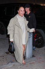 CARA SANTANA Out for Dinner at Craig