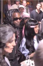 CARDI B Arrives at Knicks Game at Madison Square Garden in New York 05/01/2024