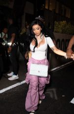 CARDI B Arrives at Slate for Hot Girl Summer Tour Official Afterparty in New York 05/21/2024